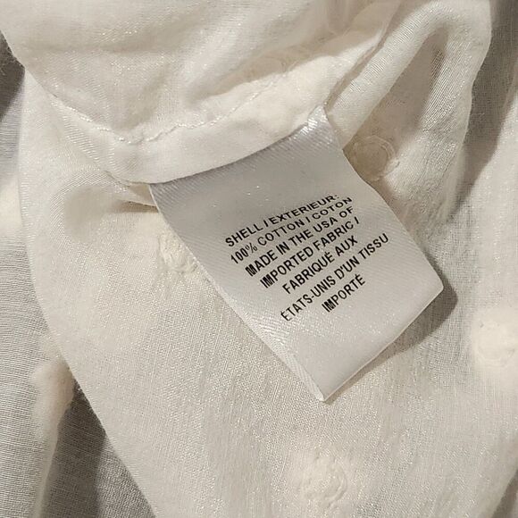 MILLY Minis Swim.Cover up 3D Flowers Ivory 100%cotton Size 10 years Beach Summer - Picture 7 of 10